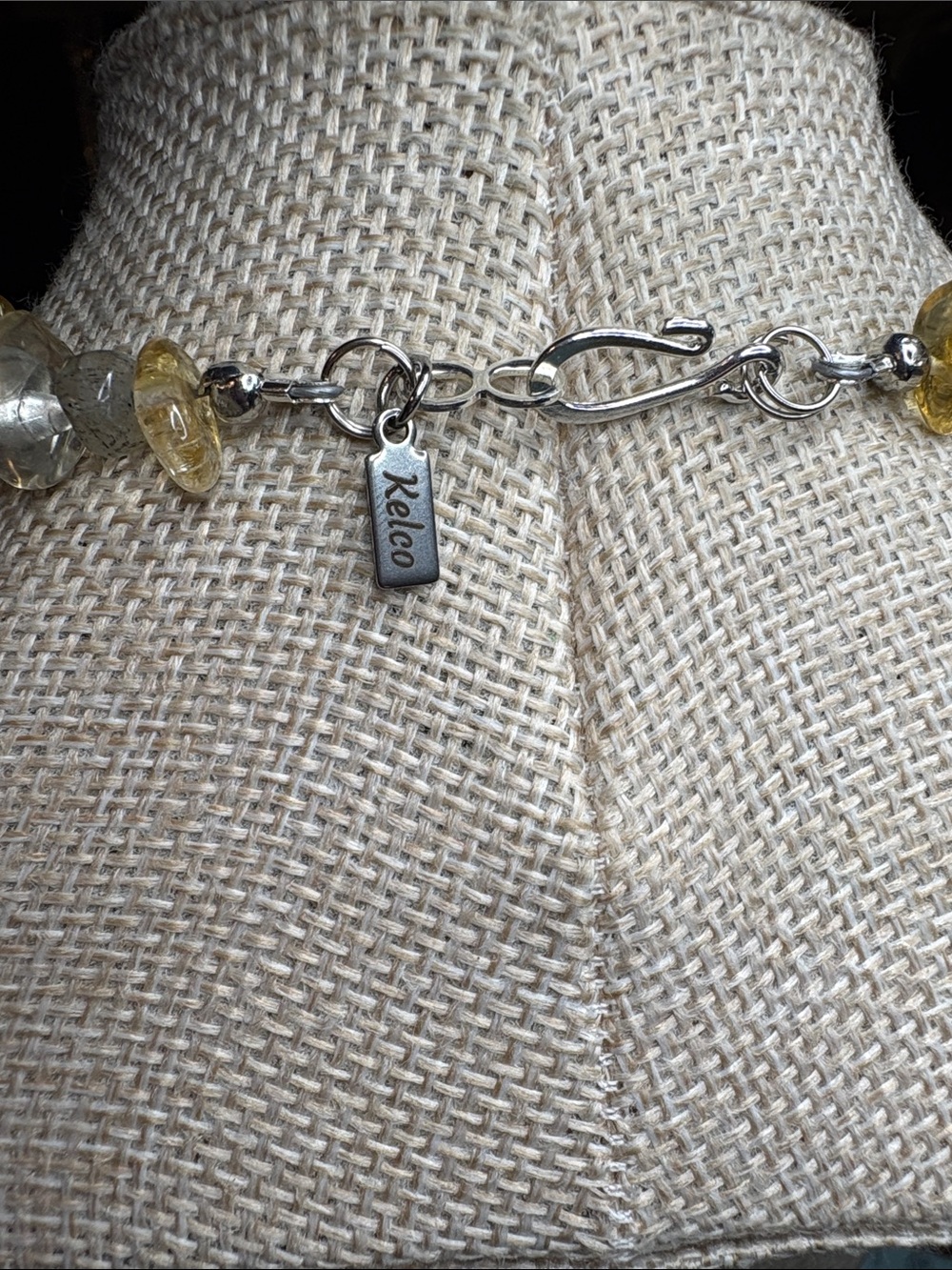 Citrine & Labradorite Gemstone Necklace 18’ - Picture 5 of 5